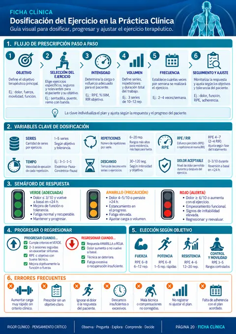 Dosificación del Ejercicio en la Práctica Clínica